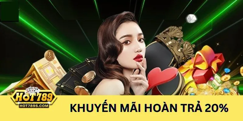 Khám phá khuyến mãi hoàn cược thua 20% theo tuần