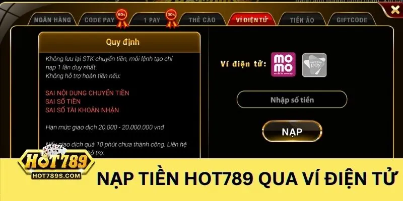 Nạp tiền tặng tiền chiết khấu
