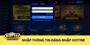 Nhập tên tài khoản cược khi đăng nhập